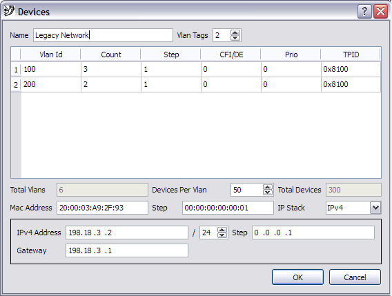 Device Configuration Dialog