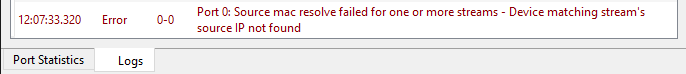 Source Mac Resolve Failed