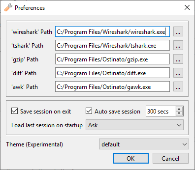 Ostinato GUI Settings