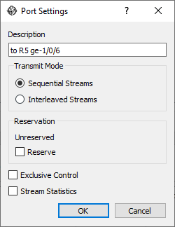 Port Settings